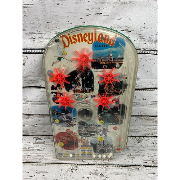 Disney Games Vintage 96s Disneyland Tabletop Pinball Game By